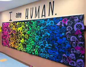 Collaborative “I am Human” Display