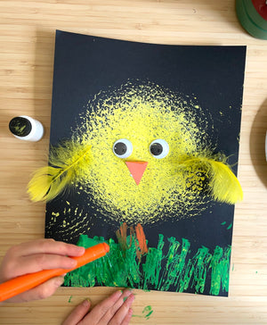 Spring Chick Art Project for Preschoolers/ Pre-K