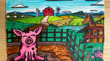 Farm Animal Drawing Guide for Elementary Students