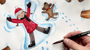 Winter Wonderland Drawing Guide Project Idea