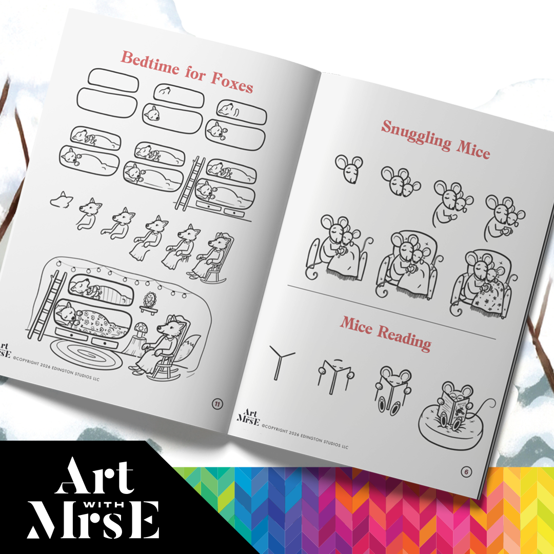 Cozy Underground Animals Drawing Guide