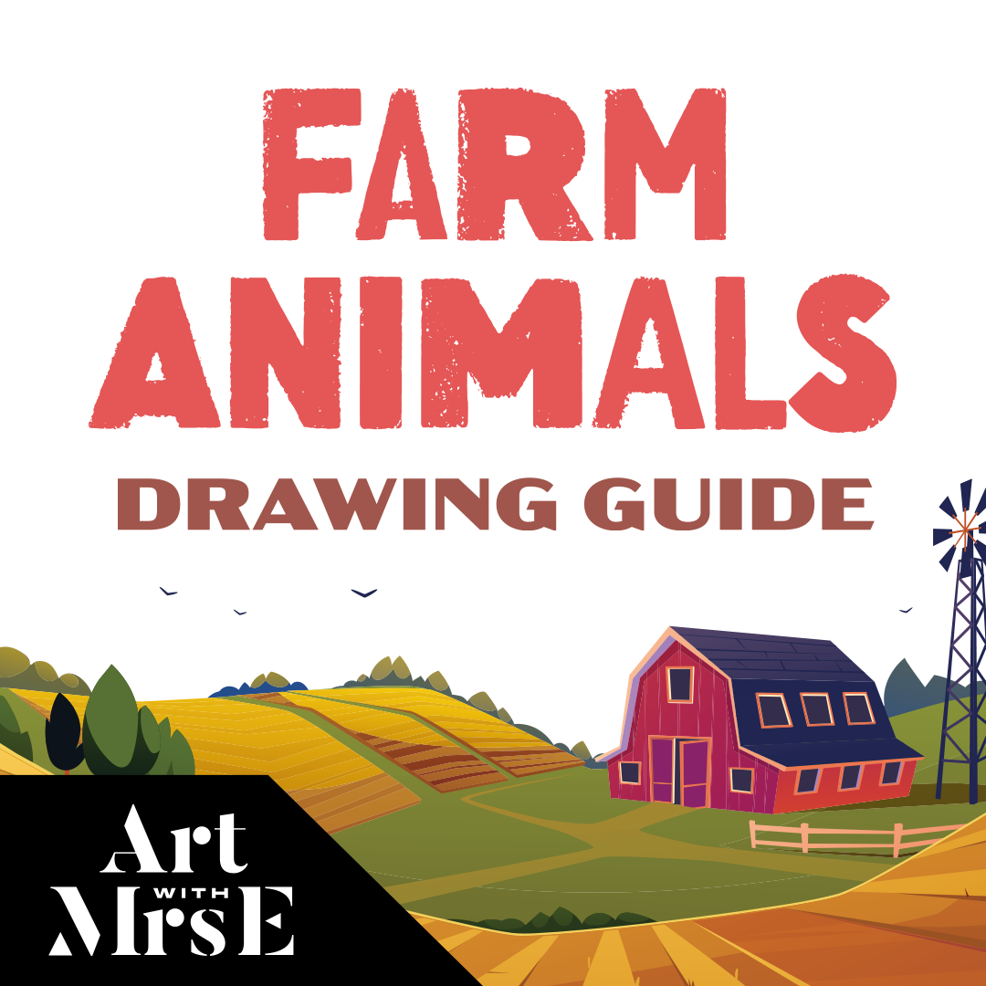 How to Draw Farm Animals | Digital Drawing Guide