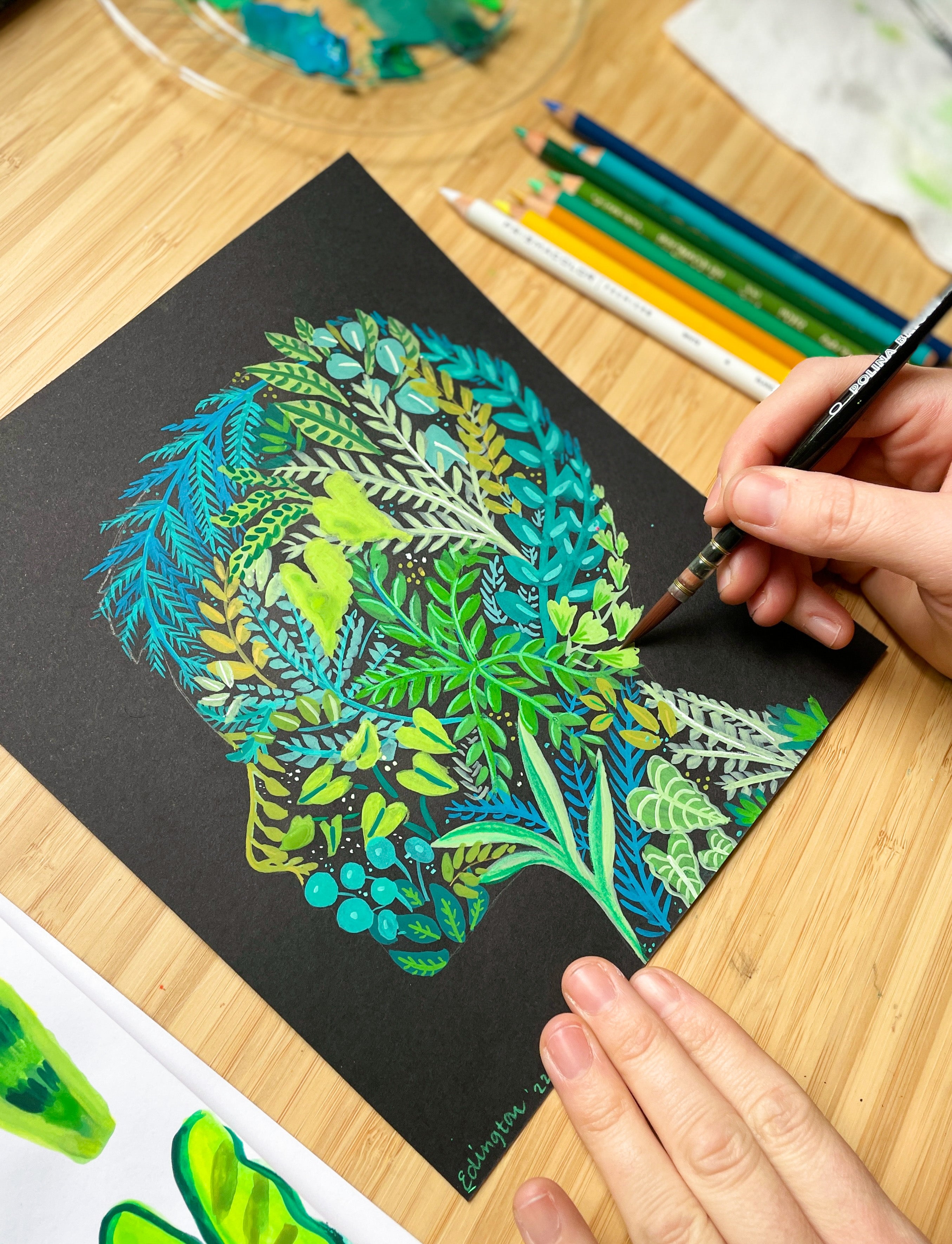 Botanical Silhouettes: A Growth Mindset Mini Course 🌿