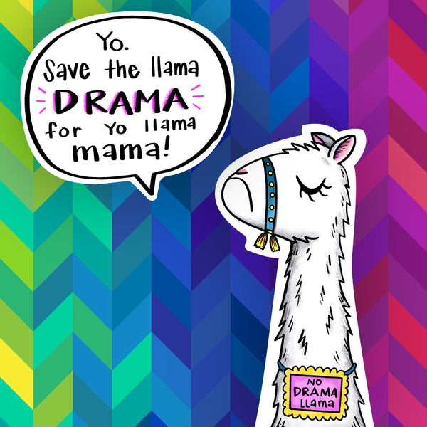 No Drama Llama | Classroom Visual | Digital Download