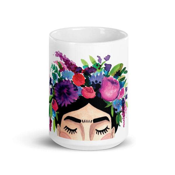 Floral Frida Mug - Purples