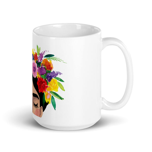 Floral Frida Mug - Reds + Yellows